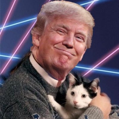 Trump with Cat