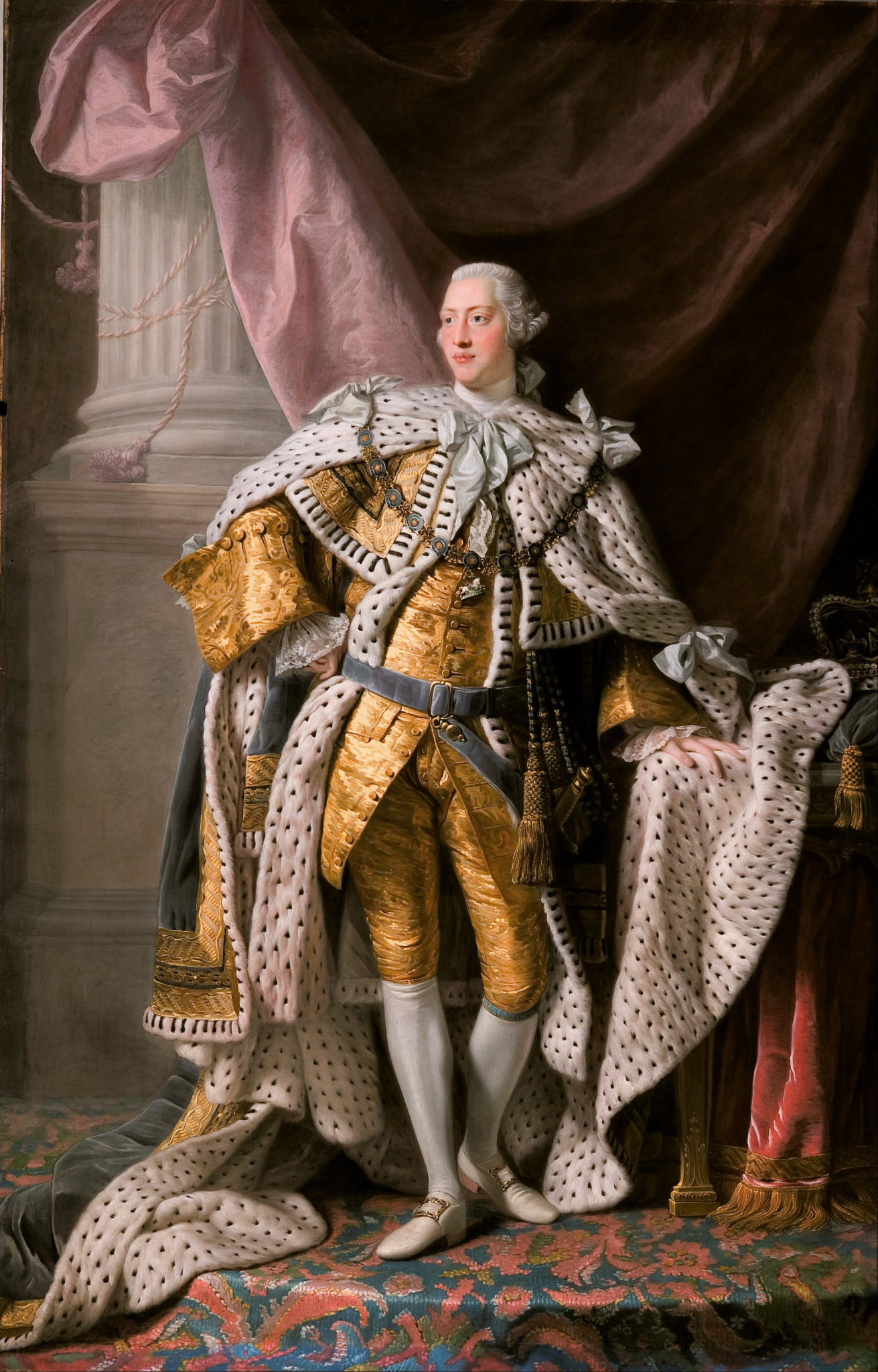 Allan Ramsay - King George III in coronation robes