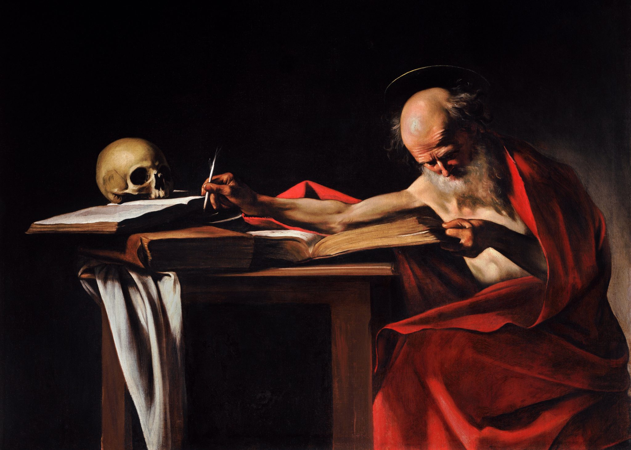 Saint Jerome Writing-Caravaggio